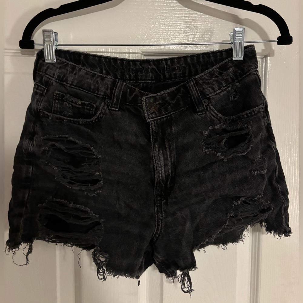 Size 4 Small Black Jean Shorts